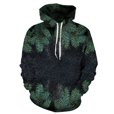 Image of Christmas Hoodies - Galaxy Christmas Tree Icon Cool 3D Hoodie