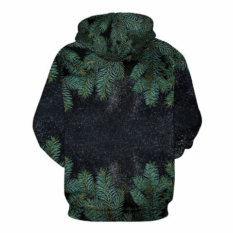 Image of Christmas Hoodies - Galaxy Christmas Tree Icon Cool 3D Hoodie