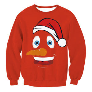 Christmas Sweatshirts - Super Cool Smiley Face Icon 3D Sweatshirt