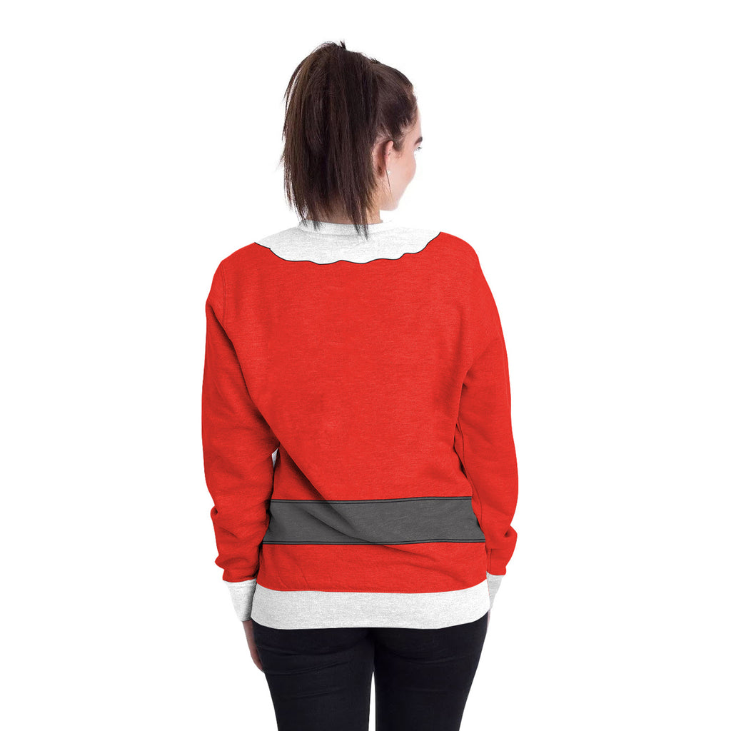 Christmas Sweatshirts - Santa Claus Cosplay Icon Super Cool Red 3D Sweatshirt