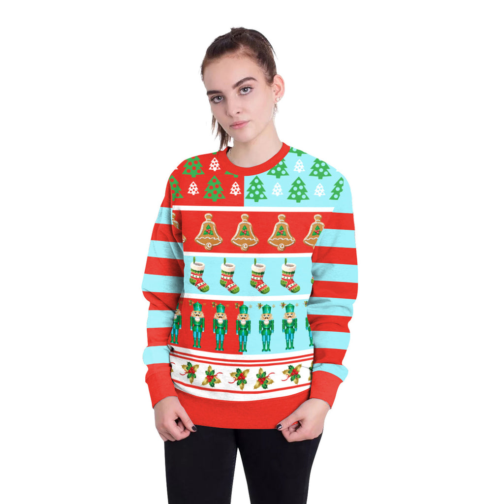 Christmas Sweatshirts - Super Cute Christmas Icon 3D Sweatshirt