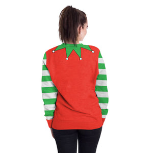 Christmas Sweatshirts - Red Christmas Clown Cosplay Icon Cute 3D Sweatshirt