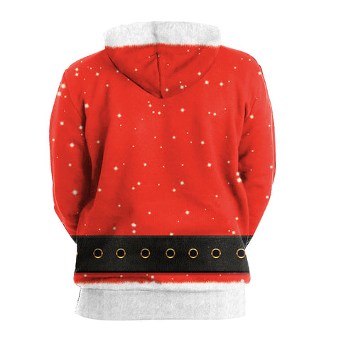 Image of Christmas Hoodies - Christmas Sexy Style 3D Red Hoodie