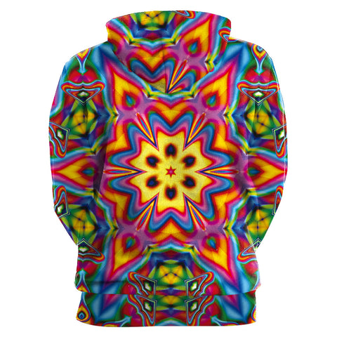 Image of Christmas Hoodies - Santa Claus Multi Colored 3D Hoodie