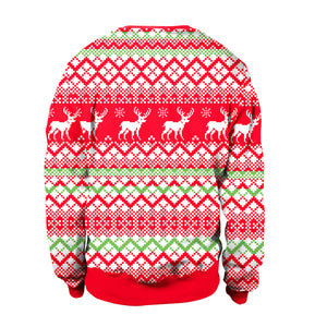 Christmas Sweaters - Alpaca 3D Printed Round Neck Sweatshirt