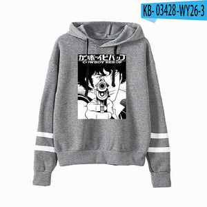 Cowboy Bebop Anime Spike Spiegel Graph Hoodie Casual Pullover Hooded Sweatshirts