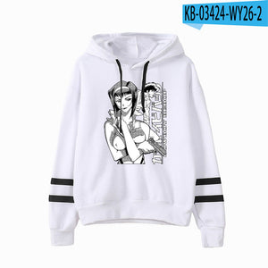 Faye Valentine Graph Cowboy Bebop Anime Hoodie Casual Pullover Hooded Sweatshirts