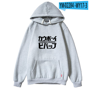 Cowboy Bebop Fashion Hoodies Casual Pullovers Top Streetwear Sweatshirts