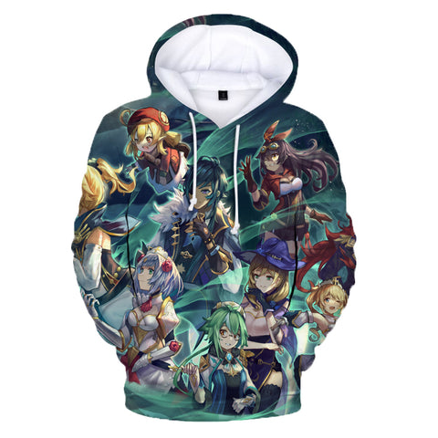 Image of 3D Genshin Impact Hoodies Sweatshirt