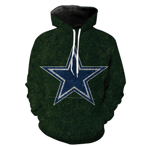 Image of Football Dallas Cowboys Hoodies - Pullover Cowboys Field Hoodie