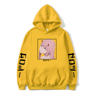 Darling In The Franxx Zero Two Print Hoodie Couple Outfit Sweatshirts