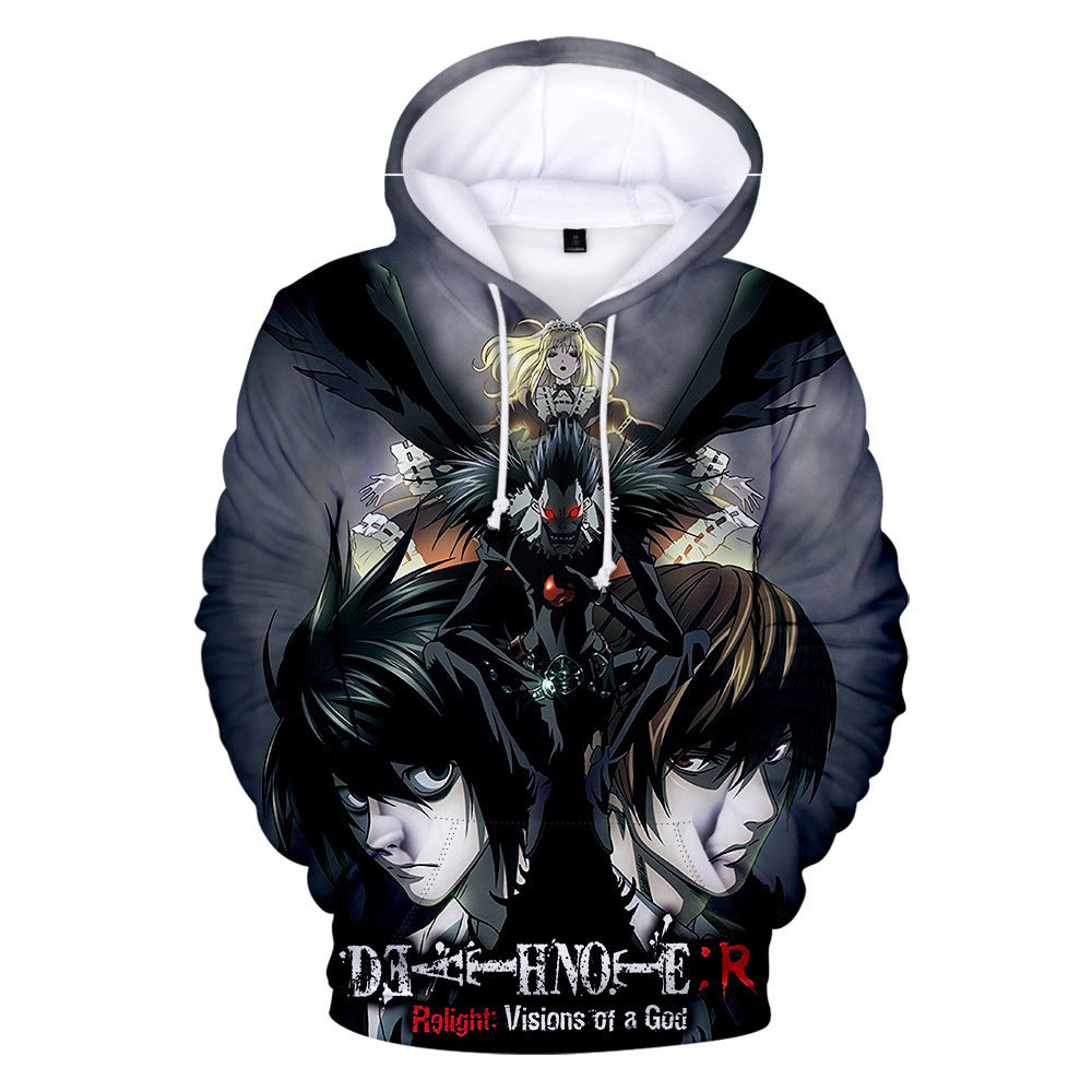 3D Printed Streetwear Sweatshirt Pullovers - Anime Death Note Hoodies |  TopWear