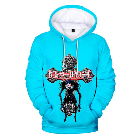 Image of Anime Streetwear Sweatshirt Pullovers - Death Note 3D Printed Hoodies