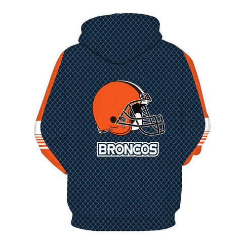 Image of Football  Denver Broncos Hoodies - Pullover NFL Football Hoodie