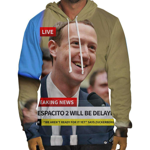 Image of Despacito 2 Delayed Zuckerberg Hoodie