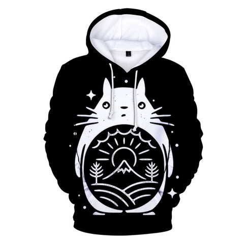 Image of Anime My Neighbor Totoro Hoodie - Hooded Sweatshirt