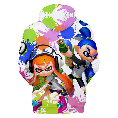 Image of Anime 3D Printed Splatoon Hoodies Pullovers