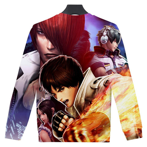 Image of The King Of Fighters 3D Hoodies - Fashion Long Sleeve Hooded Sweatshirt