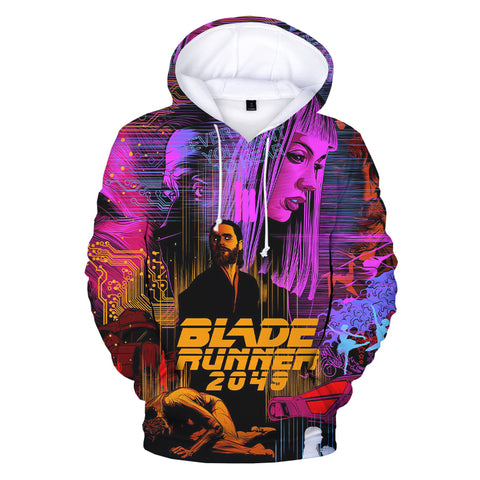 Image of Blade Runner 2049 Hoodies - Movies Hooded Sweatshirts