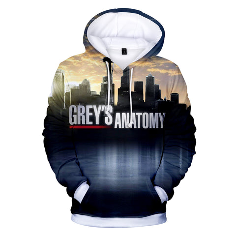 Image of 3D Printed Grays Anatomy Hoody Sweatshirt Hoodies