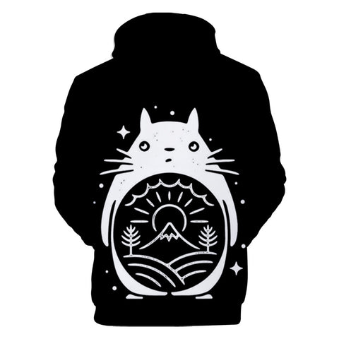 Image of Anime My Neighbor Totoro Hoodie - Hooded Sweatshirt