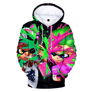 Anime Splatoon 3D Printed Hoodies Pullovers