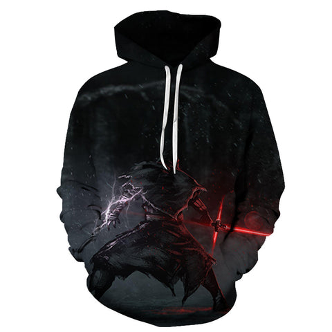 Image of Science Fiction Movie Universe Interstellar War Hoodie - 3D Printed Pullover