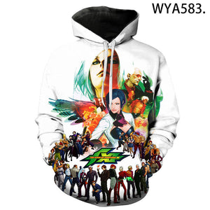 Games The King Of Fighters 3D Printed Hoodies Sweatshirts Pullover