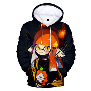 Anime Splatoon 3D Printed Pullovers Hoodies