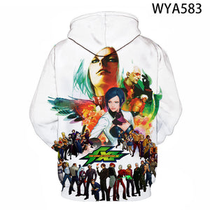 Games The King Of Fighters 3D Printed Hoodies Sweatshirts Pullover