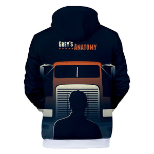 3D Printed Hoodies - Grays Anatomy Hooded Sweatshirt