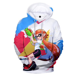 Anime Splatoon 3D Printed Pullovers Hoodies