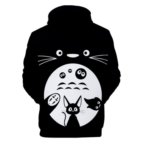 Image of Anime My Neighbor Totoro Hoodie - Hooded Sweatshirt