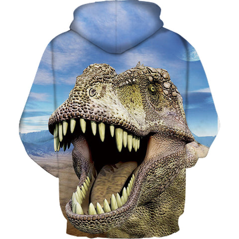 Image of 3D Printing Dinosaur Cool Hoodie - Hooded Sweatshirt Pullover