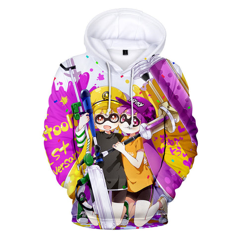 Image of Anime Splatoon 3D Printed Pullovers Hoodies