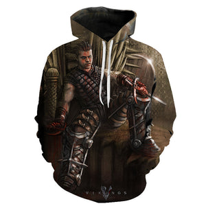 Vikings Fashion 3D Printed TV Series Sweatshirt Hoodies