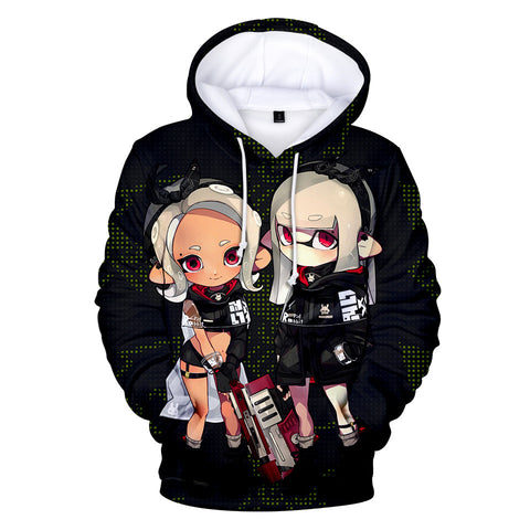 Image of Anime Splatoon 3D Printed Pullovers Hoodies