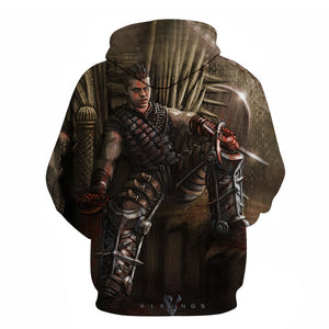 Vikings Fashion 3D Printed TV Series Sweatshirt Hoodies