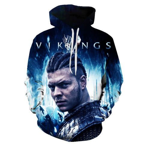 Image of Vikings Fashion 3D Printed TV Series Sweatshirt Hoodies