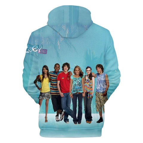 Image of 3D Printed Zoey 101 Hoodies - Fashion Comedy TV Series Sweatshirts