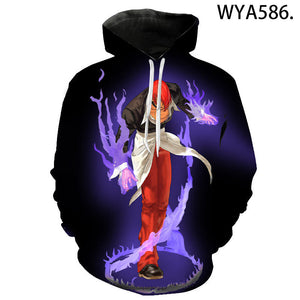 Games The King Of Fighters 3D Printed Hoodies Sweatshirts Pullover