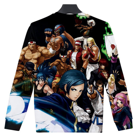 Image of The King Of Fighters 3D Hoodies - Fashion Long Sleeve Hooded Sweatshirt