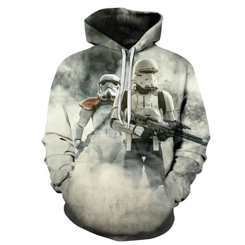 Image of Universe Interstellar War Hoodie - Science Fiction Movie 3D Printed Pullover