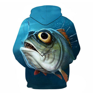 3D Tropical Fish Men women Hooded Sweatshirts - Fashion Print Hoodies