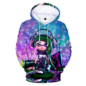 Anime Splatoon 3D Printed Pullovers Hoodies