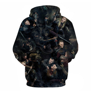 Vikings Fashion 3D Printed TV Series Sweatshirt Hoodies