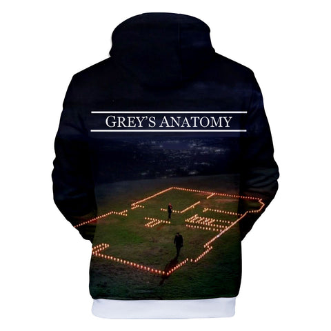 Image of 3D Printed Grays Anatomy Hoodies - Hooded Sweatshirt