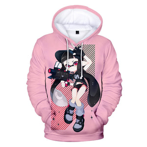 Anime Splatoon 3D Printed Pullovers Hoodies