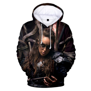 The Hundred 3D Printed Pullover Sweatshirt Hoodie