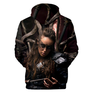 The Hundred 3D Printed Pullover Sweatshirt Hoodie